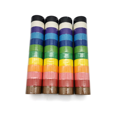 Crêpe multicolore senza residui del singolo lato di prezzo all'ingrosso di nastro di carta