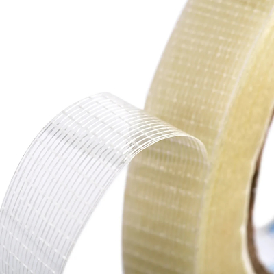 Nastro a maglia di fibra di vetro su misura con adesivo a doppio lato per strisce di sigillamento e banner curling