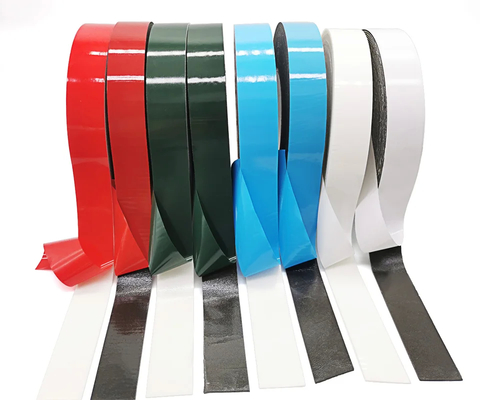 Nastro di schiuma in PE da 1 mm con rivestimento di carta per il rinforzo del bordo del banner