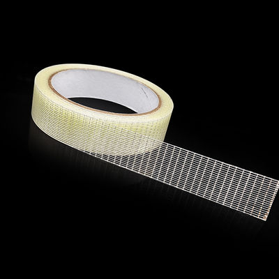 Cross Filament Tape Heavy Duty Fiberglass Strapping Tape For Carton Box Reinforcement