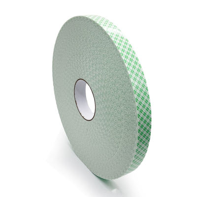 Nastro di schiuma in PU doppiamente rivestito 1 mm Adesivo acrilico bianco 24 m