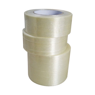 Nastro di filamenti di fibra di vetro mono orientato impermeabile con spessore di 150 mic e dimensione per il fascicolo di 48 mm * 40 m