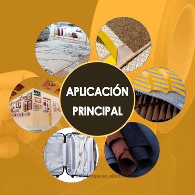 Nastro in fibra di vetro a doppio lato con 72 oz/in Peel Adhesion 45 lbs/in Resistenza alla trazione e 5-7% di allungamento alla rottura