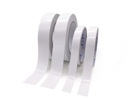 Nastro biadesivo in carta tissue con liner, opzioni di spessore del liner 80 90 100 120 micron, spessore personalizzato