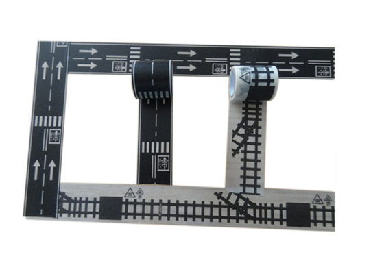 Set di nastro Washi a tema stradale di alta qualità - 10 rotoli 15 mm x 5 m Nastro decorativo per giornali di viaggio e scrapbooking