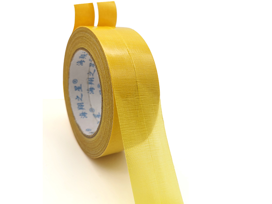 Doppio nastro parteggiato del tappeto di giallo di alta qualità per tappeto di riparazione