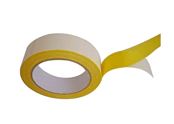 Nastro adesivo giallo unico all'ingrosso del tappeto con la protezione di panno del tessuto