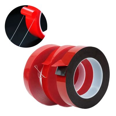 Nastro di schiuma acrilica con rivestimento rosso Soluzione di legame sicura e duratura