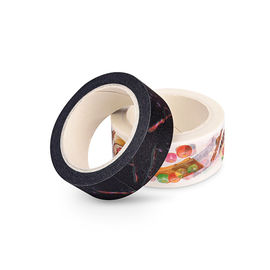 Decorazione adesiva acrilica a base d'acqua di nastro di carta esile nera della mobilia di Washi