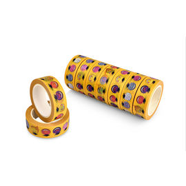 Singolo ampio nastro parteggiato di Washi del nastro sveglio di Washi di multi abitudine di colore