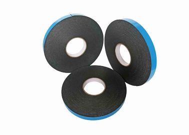 nastro parteggiato nero spesso della schiuma del PE di 1mm doppio con il film blu per l'automobile