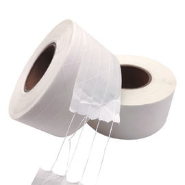 Kraft gommato bianco di nastro di carta, stampa di logo attivata acqua di carta del nastro dell'imballaggio della vetroresina