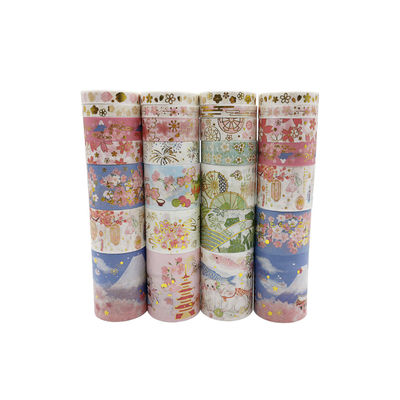 30 il fumetto giapponese Washi di mascheramento adesivo di progettazioni 7pcs/Box Kawaii lega per la decorazione di Scrapbooking del giornale della pallottola