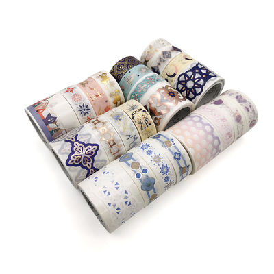 Pallottola del nastro di Washi di regola di taglio di Forest Series Spots Color Scrapbook del sale che impernia i nastri protettivi di Deco