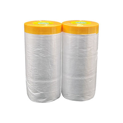 Film di mascheramento arancio di protezione di plastica per verniciatura a spruzzo